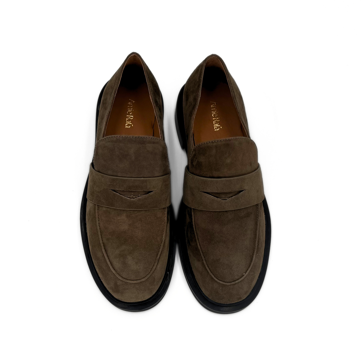 Drew Chunky Suede Loafers