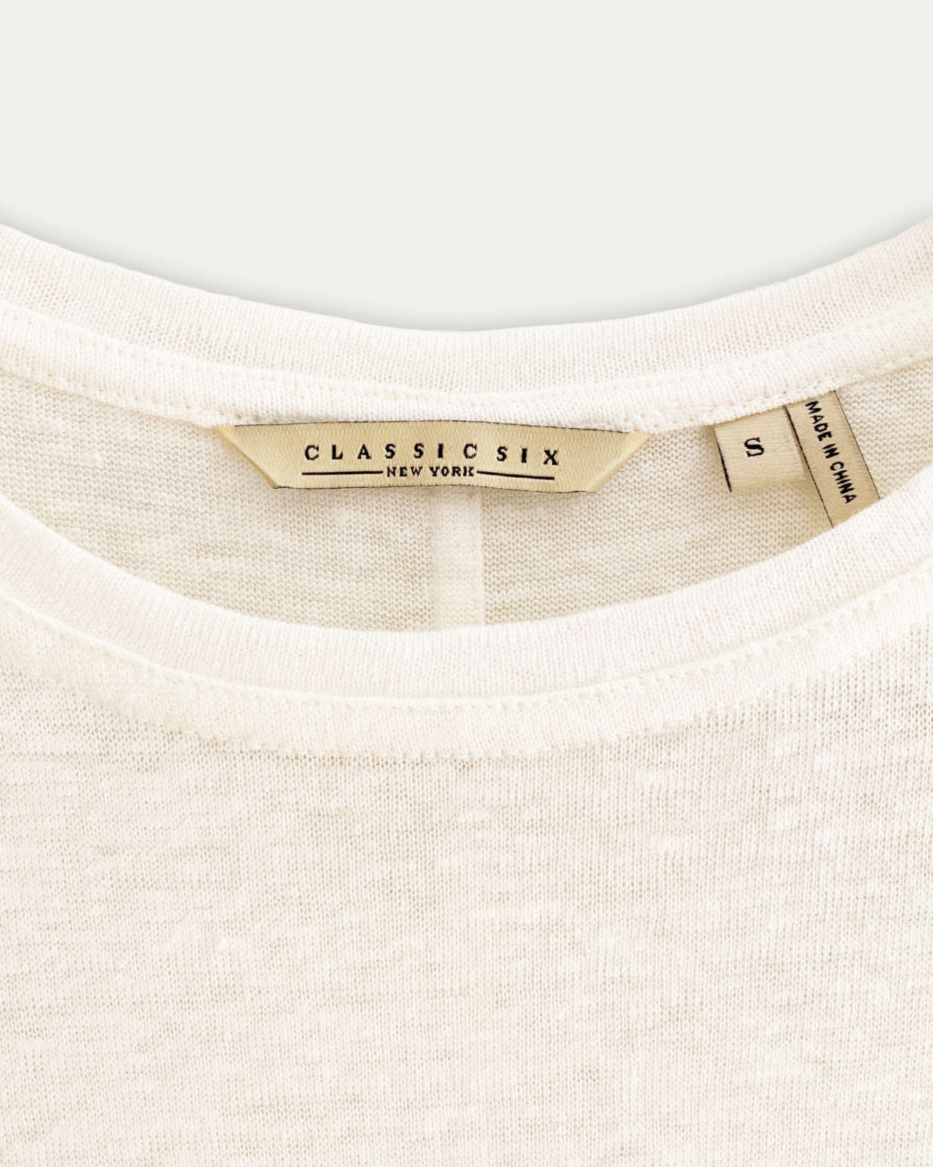 James Linen Crew-Neck Tee