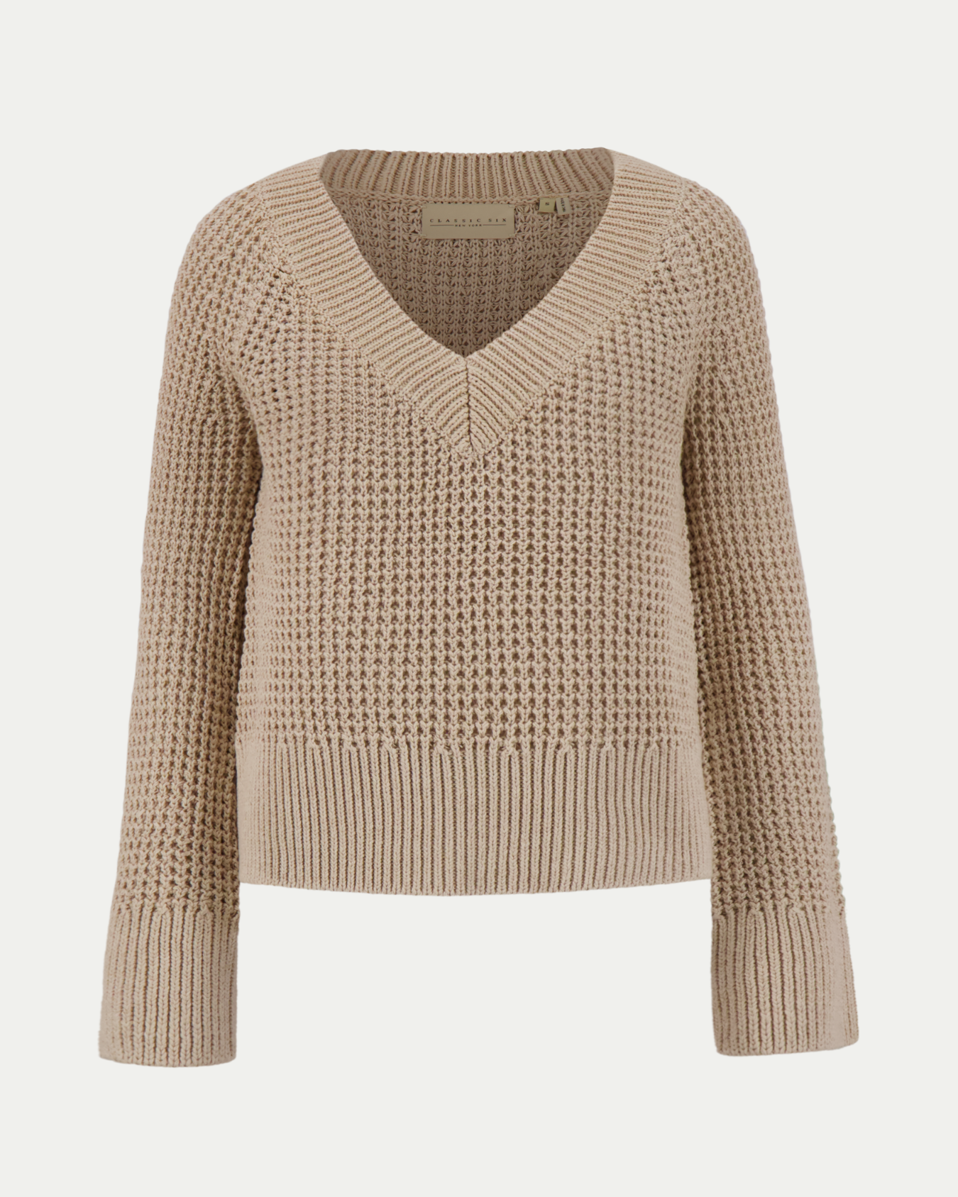 Brigitte Lightweight Linen Sweater – Classic Six