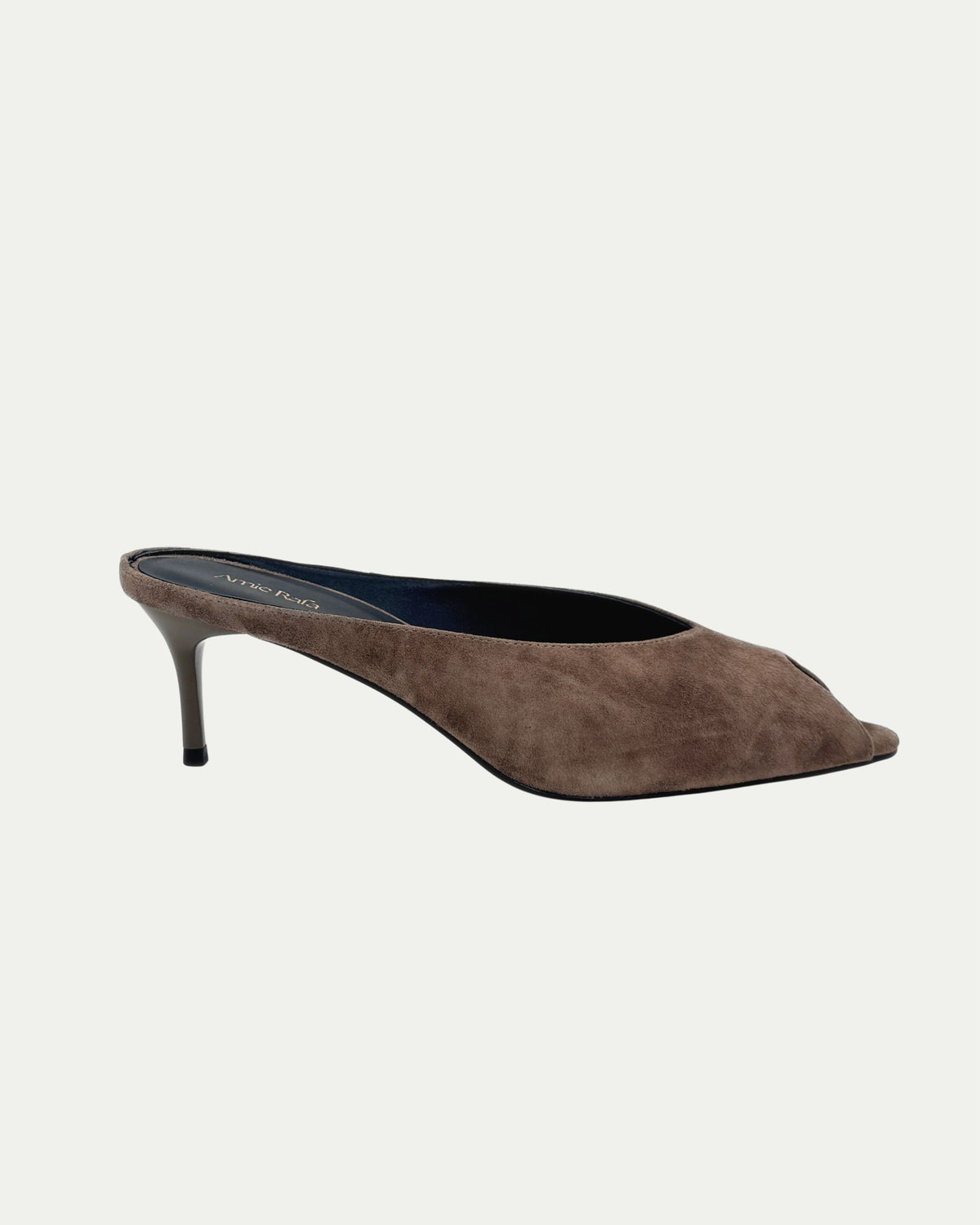 Audrey II Peeptoe Suede Mule