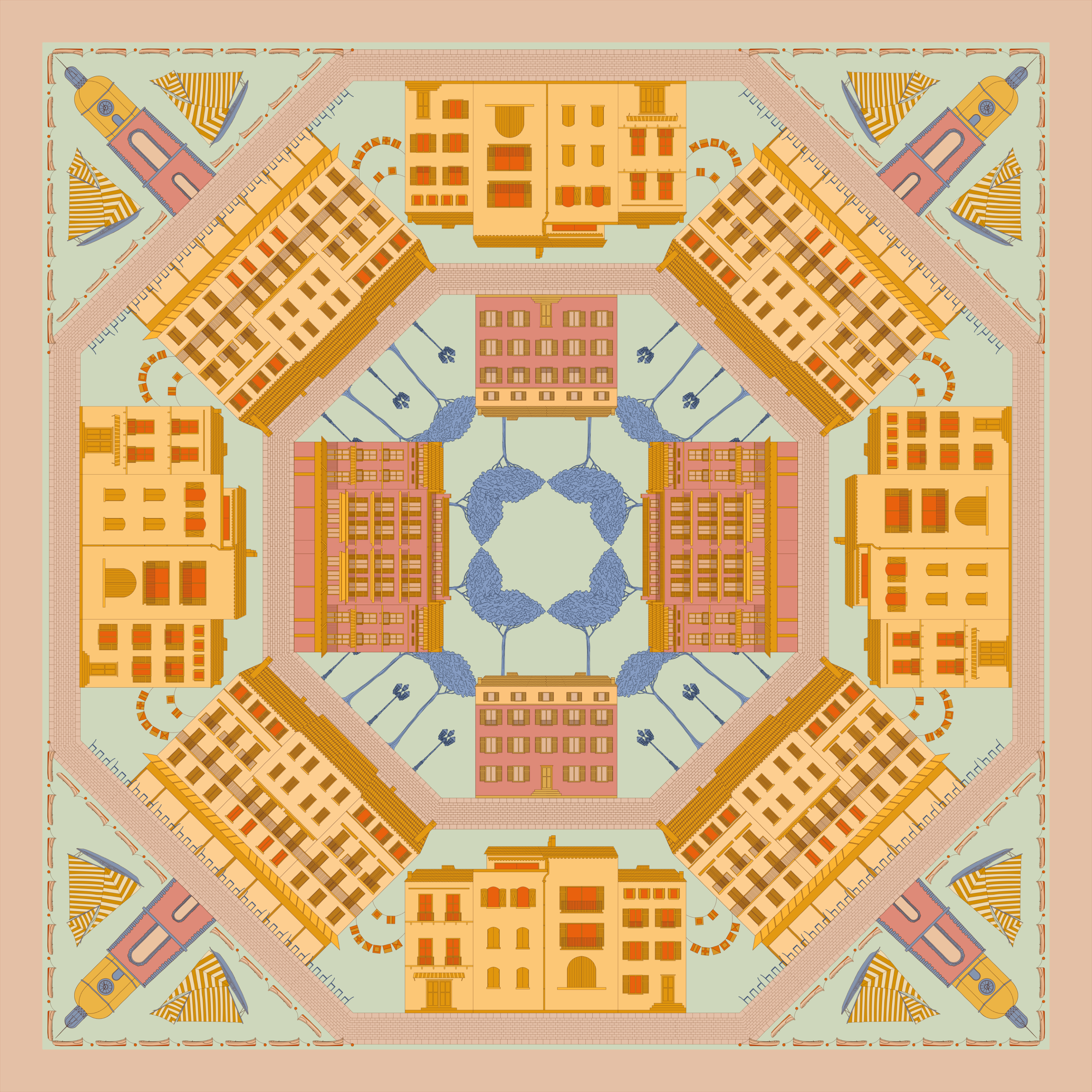 THE ST. TROPEZ SCARF