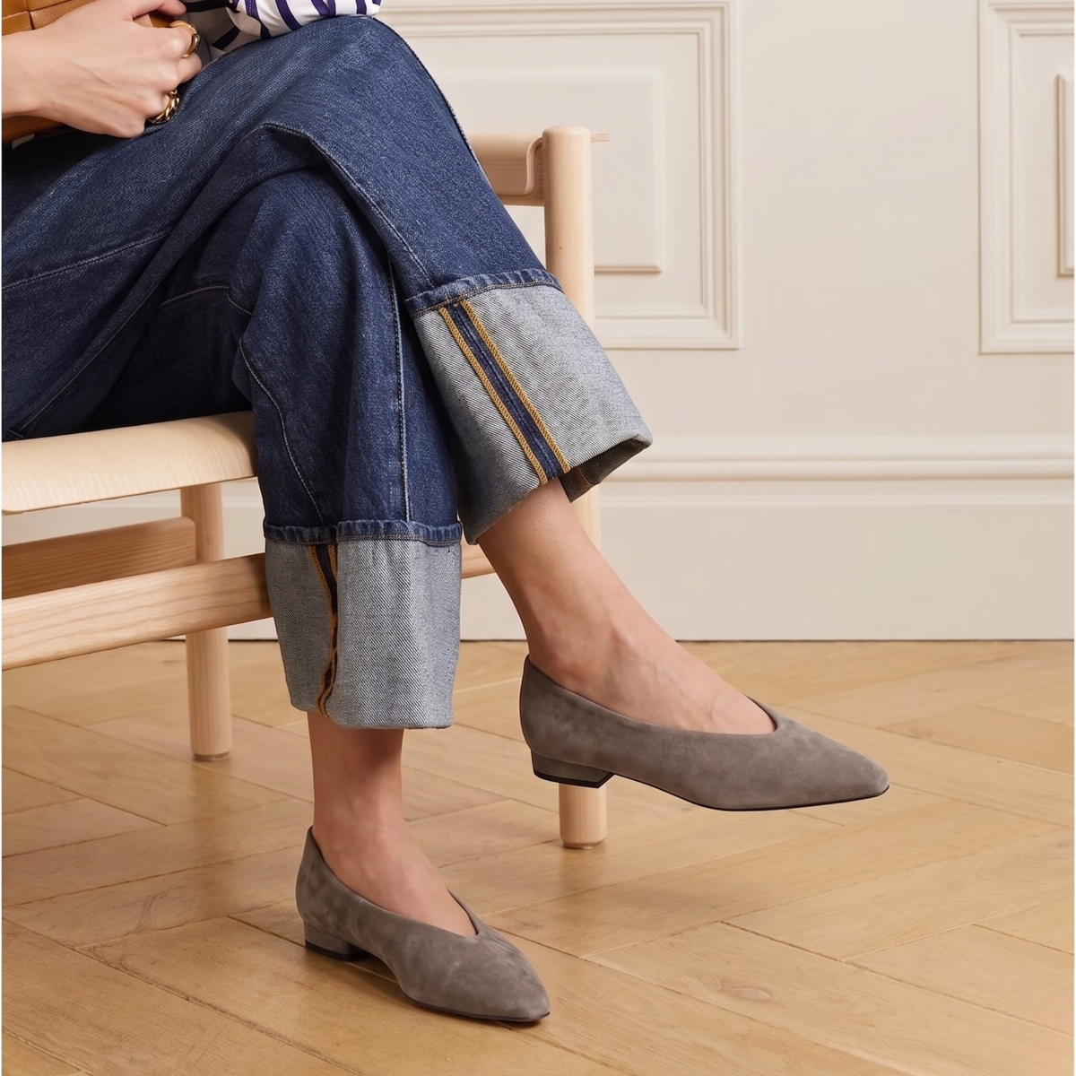 Riley Suede Ballet Flats