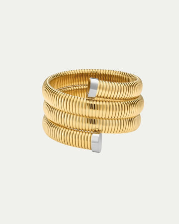 The Palais Flex Snake Chain Bracelet- Gold
