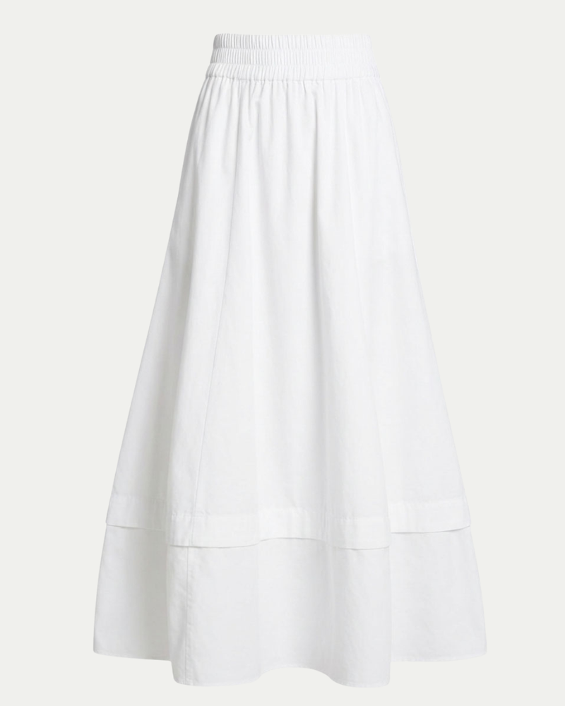 Grace Convertible Skirt in White