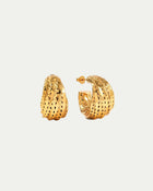 Flow Edgy Hoop Earrings