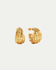 Flow Edgy Hoop Earrings