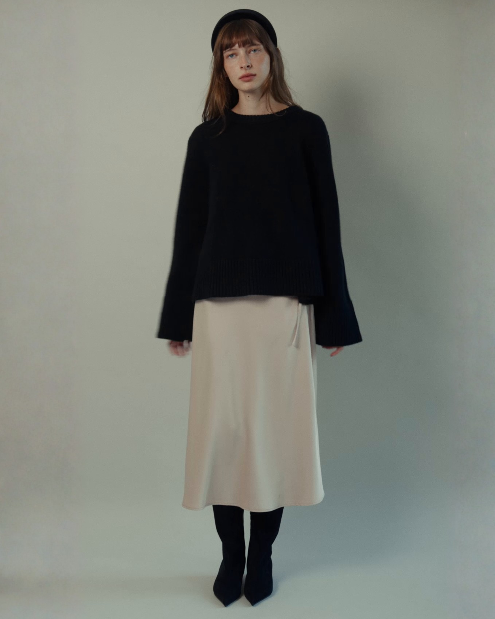 Kate Slip Skirt in Dusty Rose