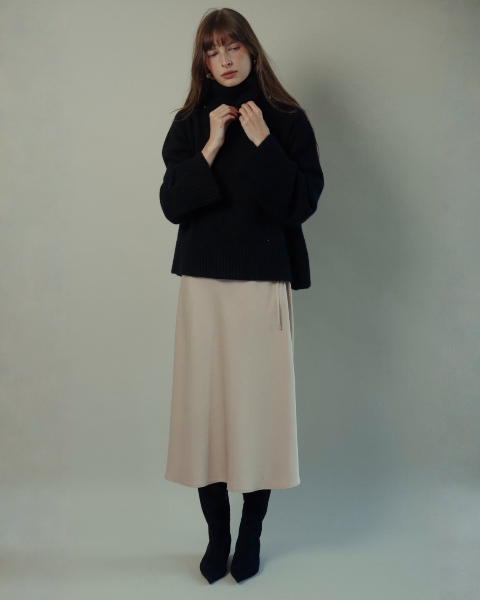 Gloria Convertible Sweater in Black