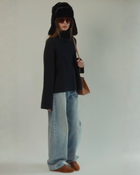 Gloria Convertible Sweater in Black