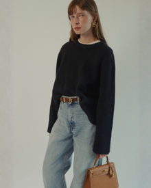 Gloria Convertible Sweater in Black