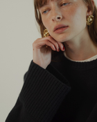 Gloria Convertible Sweater in Black