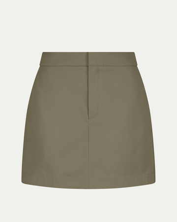 Mary Mini Skirt in Stone Sage