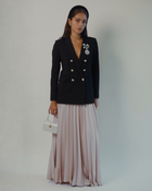 Katharine Double-Breasted Blazer in Black