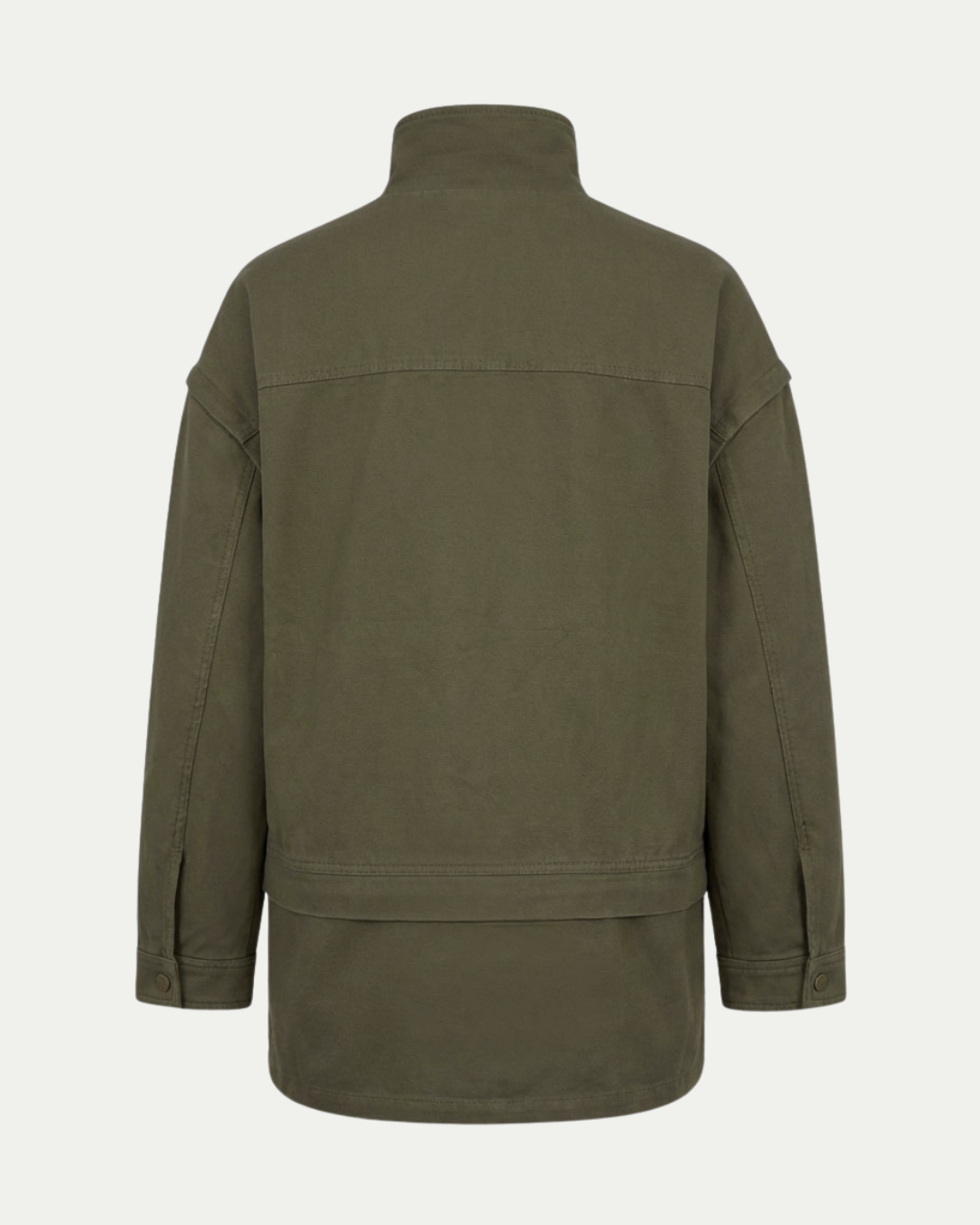 Marlene Convertible Jacket in Army Green | Classic Six