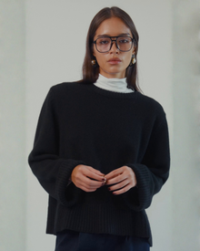 Gloria Convertible Sweater in Black