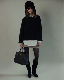 Gloria Convertible Sweater in Black