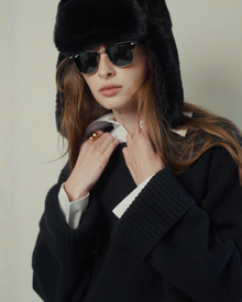 Gloria Convertible Sweater in Black