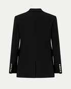 Katharine Double-Breasted Blazer in Black
