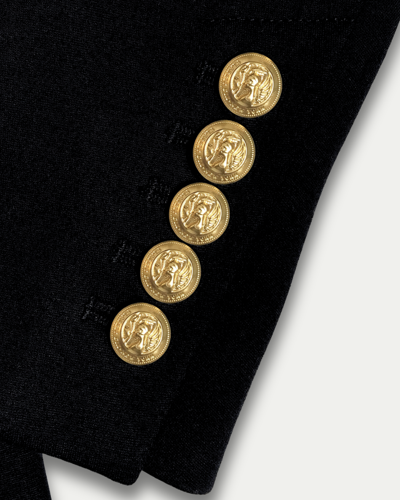 Katharine Double-Breasted Blazer in Black