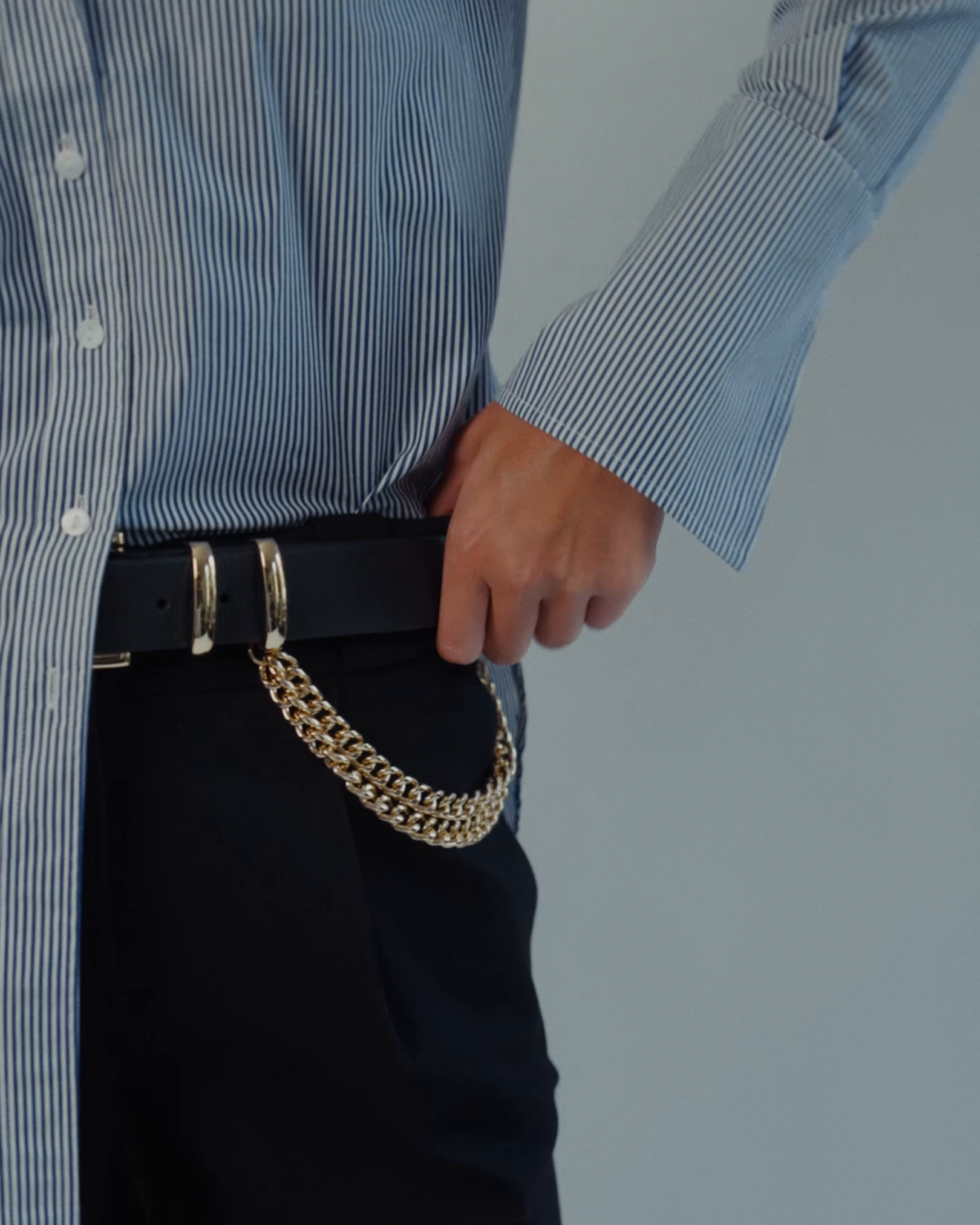 Beverly Long Wide-leg Pant in Black