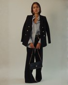 Beverly Long Wide-leg Pant in Black