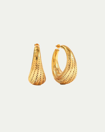 Flow Large Hoop Earrings