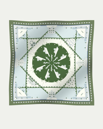 THE FISHERS ISLAND SCARF IN GREEN