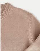 Cary Crew-Neck Sweater in Taupe