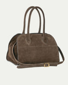 Italian Genuine Suede Top-Handle Bag | Novara