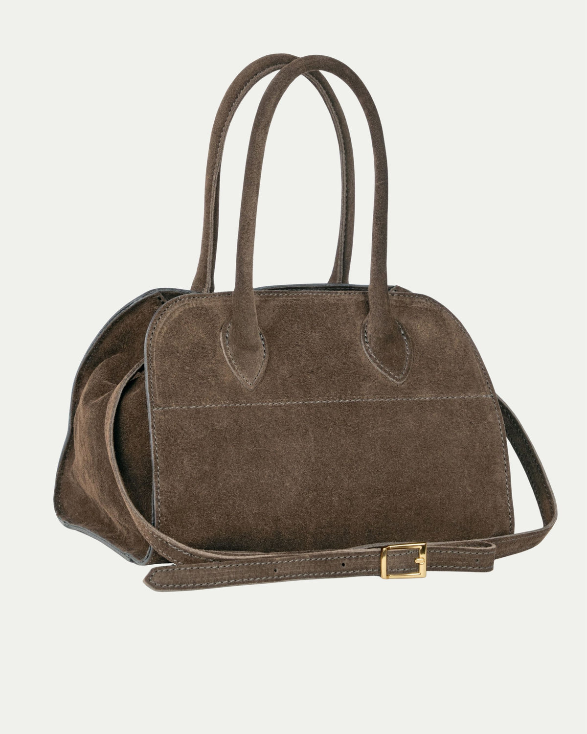 Italian Genuine Suede Top-Handle Bag | Novara