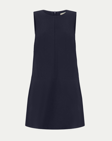 Twiggy Sleeveless Shift Dress in Navy