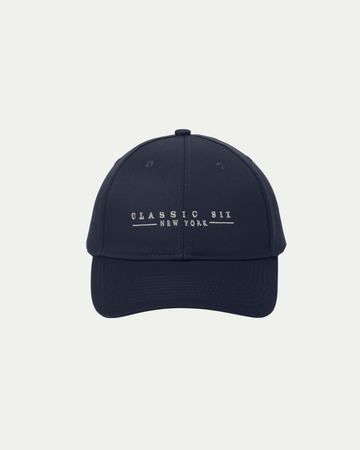 Classic Six Hat in Navy