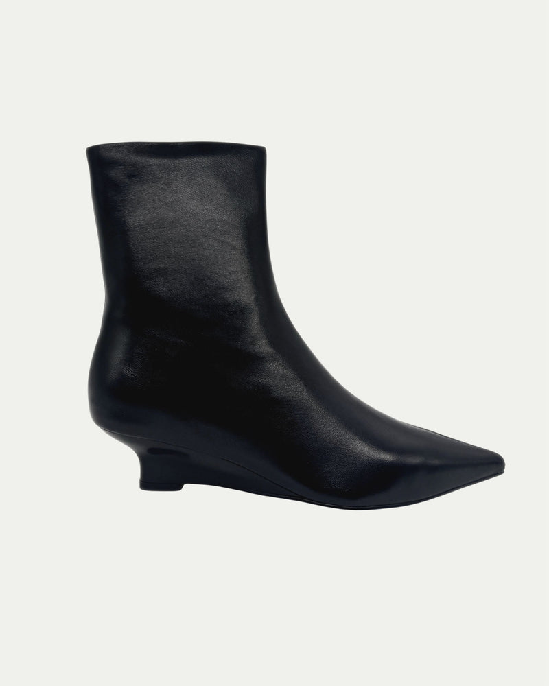 Jody Leather Wedge Boots