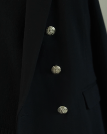 Katharine Double-Breasted Blazer in Black