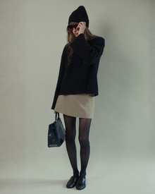 Gloria Convertible Sweater in Black