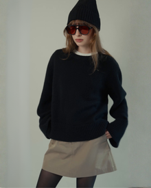 Gloria Convertible Sweater in Black