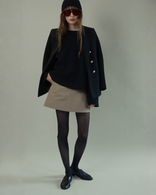 Katharine Double-Breasted Blazer in Black