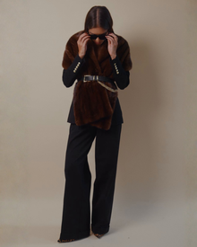 Beverly Long Wide-leg Pant in Black