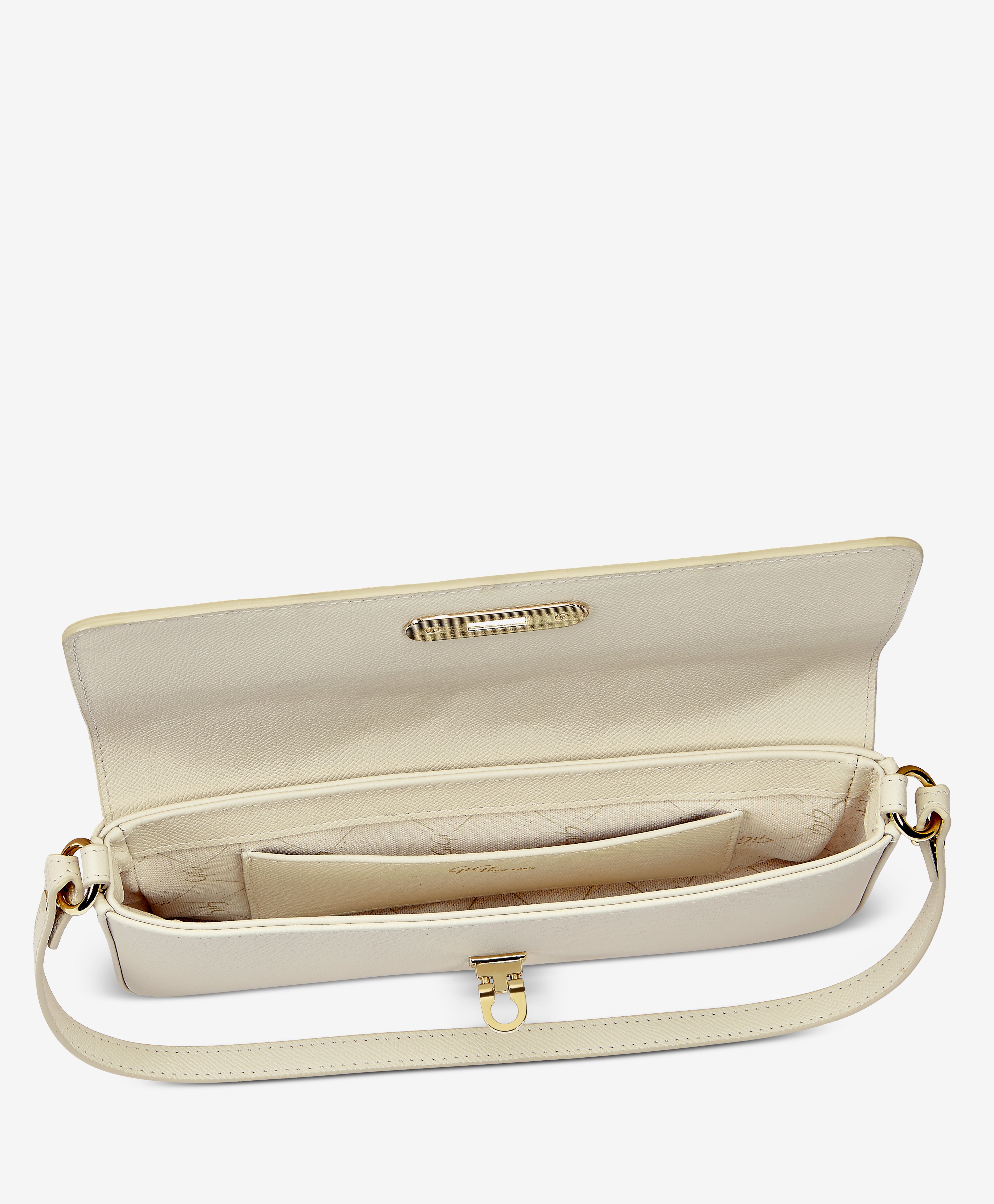 Audrey Structured Leather Shoulder Bag | Classic Six