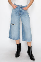 *HYBRID STYLE* ULTRA HIGH RISE RELAXED JORT JEANS