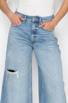 *HYBRID STYLE* ULTRA HIGH RISE RELAXED JORT JEANS