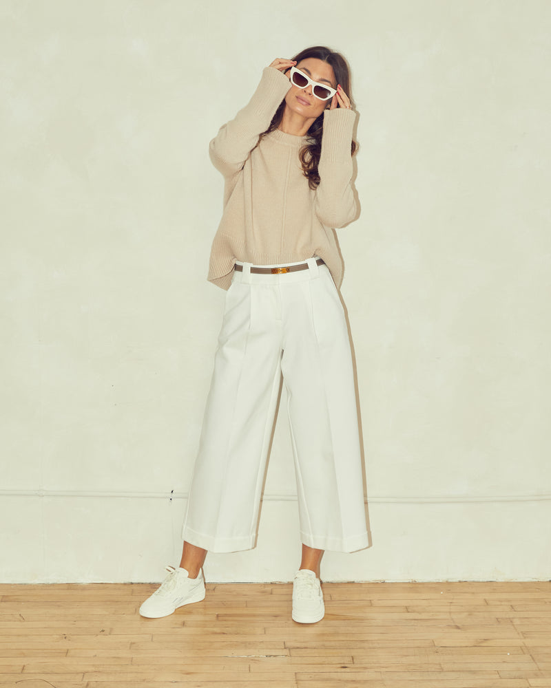 Beverly Wide-leg Cropped Pant