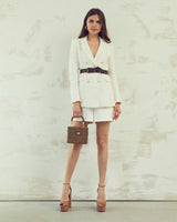 Katharine Blazer in Ivory Tweed