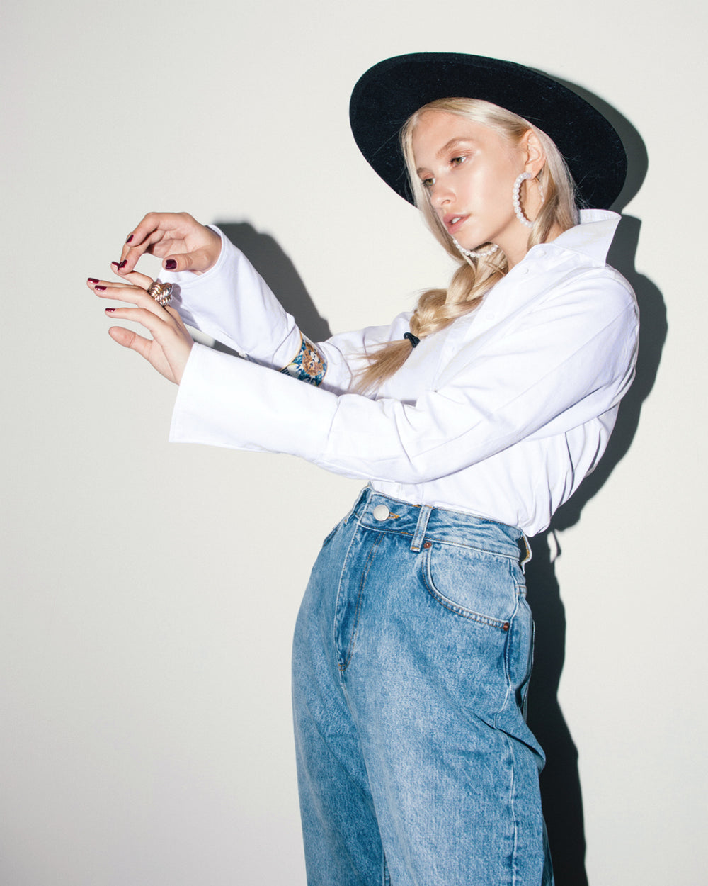 Donna White Button Down Shirt – Classic Six