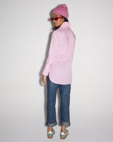 Donna Button-Down Shirt in Pink Stripe