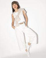 Beverly Wide-leg Cropped Pant