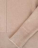 Cary Crew-Neck Sweater in Taupe