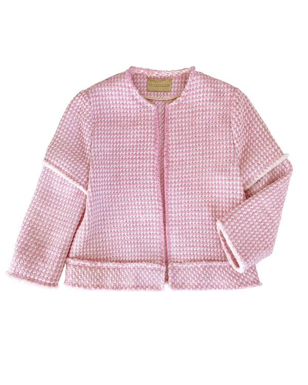Gabrielle Convertible Box Jacket in Pink
