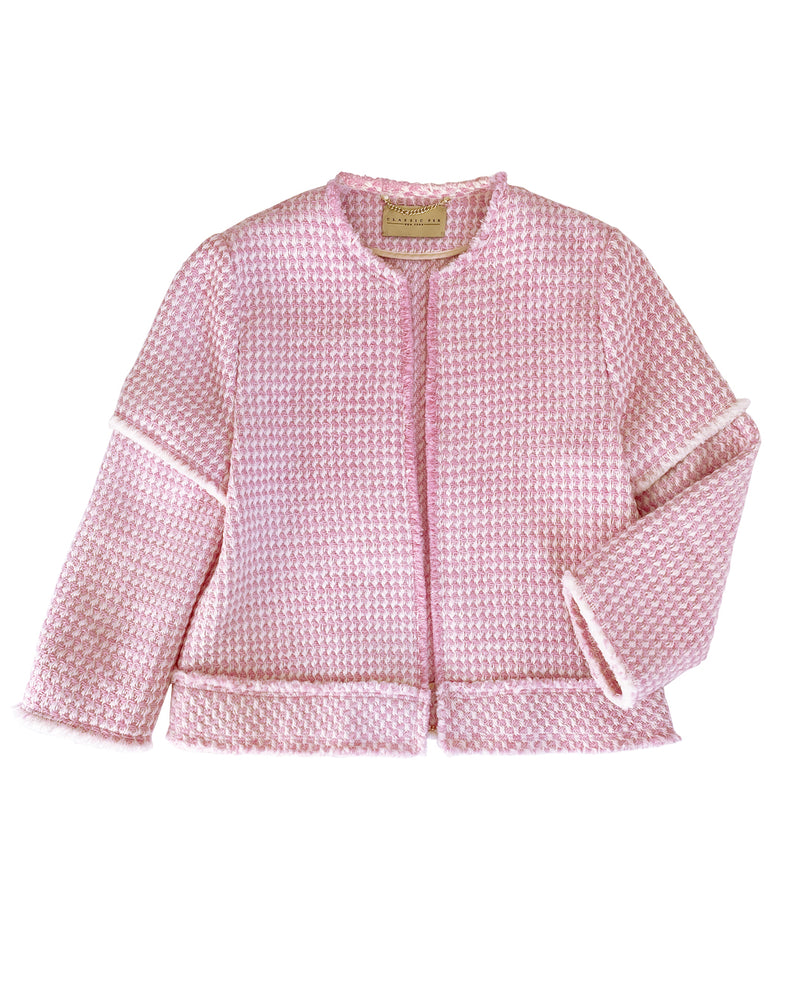 Gabrielle Convertible Box Jacket in Pink