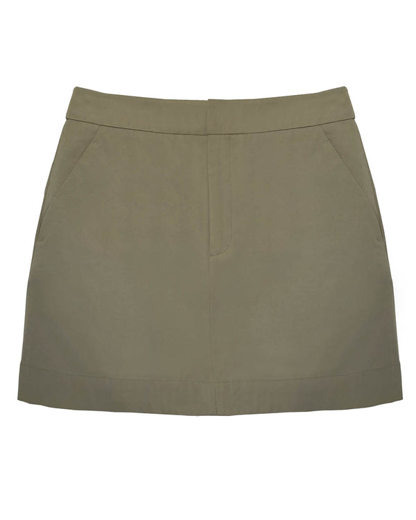 Mary Mini Skirt in Stone Sage